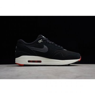 Nike Erkek Air Max 1 Premium Kırmızı / Siyah / Gri Koşu Ayakkabısı Türkiye - AUZDF313